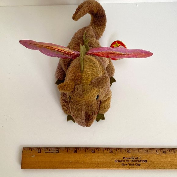 1998 TY Scorch Beanie Baby Dragon Plush Vintage - Picture 11 of 11